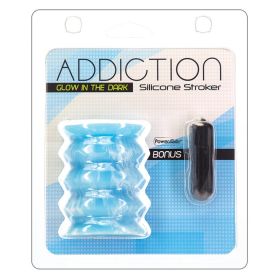 Addiction Silicone Stroker Glow in the Dark