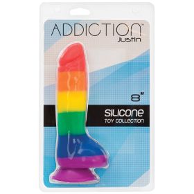 Addiction Justin Dildo W/ Balls Pride 8