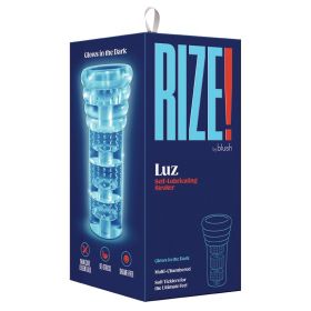 Rize Luz Glow In The Dark Self Lubricating Stroker Clear