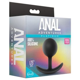 Anal Adventures Platinum Silicone Vibra Plug