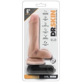 Dr. Skin Vibrating Cock With Suction Cup Vanilla 6