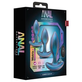 Anal Adventures Matrix Cosmos Plug Kit Lunar