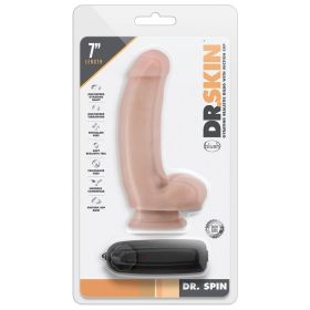 Dr. Skin Dr. Spin Gyrating Realistic Dildo Vanilla 7