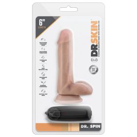 Dr. Skin Dr. Spin Gyrating Realistic Dildo Vanilla 6