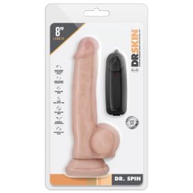 Dr. Skin Dr. Spin Gyrating Realistic Dildo Vanilla 8