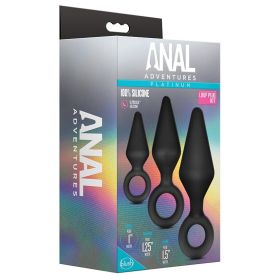 Anal Adventures Platinum Silicone Loop Plug Kit