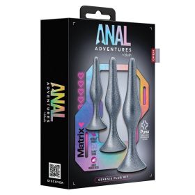 Anal Adventures Matrix Genesis Plug Kit Silver