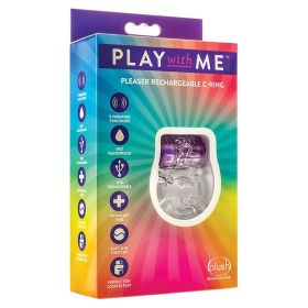 Play With Me Pleaser Rechargeable C Ring Purple