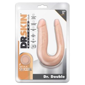 Dr. Skin Silicone Dr. Double Dong Vanilla 12