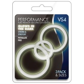 Performance VS4 Pure Premium Cockring Set GITD