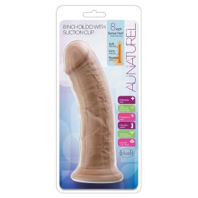 Au Naturel Dildo With Suction Cup Mocha 8
