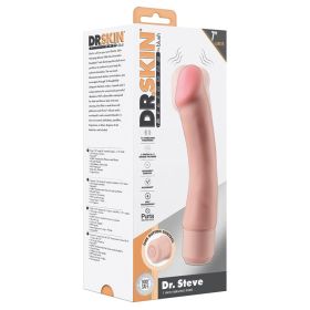 Dr. Skin Silicone Dr. Steve Vibrating Dildo Vanilla 7