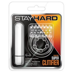 Stay Hard Vibrating Super Clitifier Clear