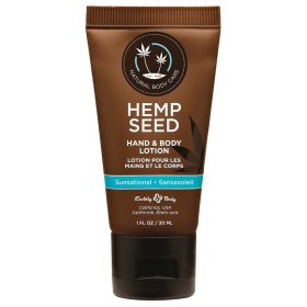 Earthly Body Hemp Seed Lotion Sunsational 1oz