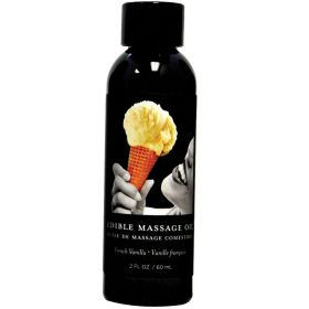 Earthly Body Edible Massage Oil Vanilla 2oz