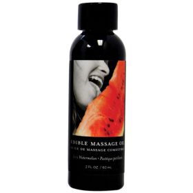 Earthly Body Edible Massage Oil Watermelon 2oz