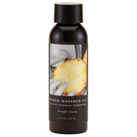 Earthly Body Edible Massage Oil Pineapple 2oz