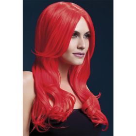 Fever Smiffys Khloe Wig Long Wave & Center Part
