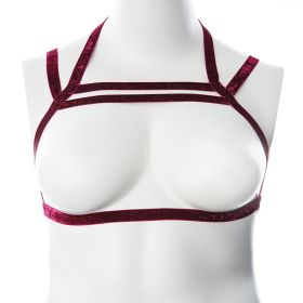 Gender Fluid Sugar Coated Harness Raspberry Glitter L XXL Boxed