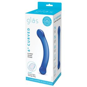 Glas 6" Curved G spot Dildo