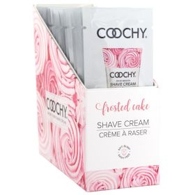 Coochy Shave Cream Frosted Cake 15ml Foil Display of 24