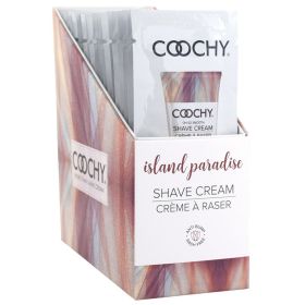 Coochy Shave Cream Island Paradise 15ml Foil Display of 24