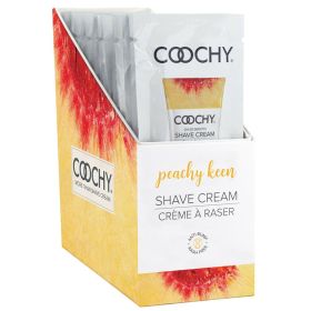 Coochy Shave Cream Peachy Keen 15ml Foil Display of 24