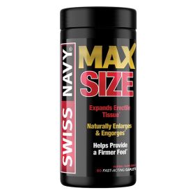 MAX Size Male Enhancement Formula 60 Count Bottle