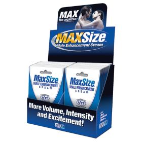 MAX Size Male Enhancement Cream Packs Display of 24