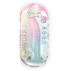Cotton Candy Dildo Powder Puff 6.5