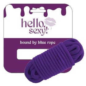 Hello Sexy Bound By Bliss Bondage Rope Purple
