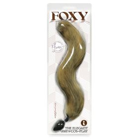 Foxy Silicone Tail Butt Plug Gold