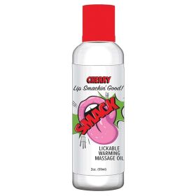 Smack Warming Massage Oil Cherry 2oz