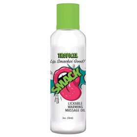 Smack Warming Massage Oil Tropical 2oz