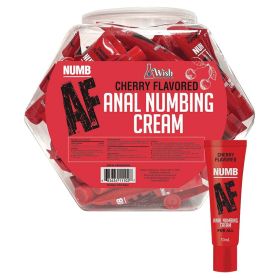 Numb AF Anal Numbing Cream Cherry 10ml Fishbowl of 65pcs