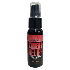 Cheef Relief Throat Spray Cherry 1oz