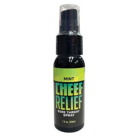 Cheef Relief Throat Spray Mint 1oz