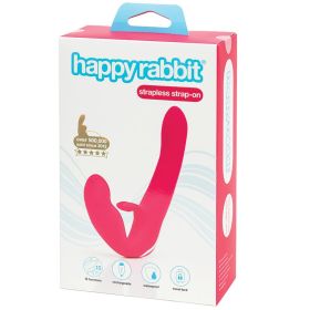 Happy Rabbit Strapless Strap On Rabbit Vibe