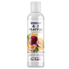Swiss Navy 4 In 1 Playful Flavors Wild Passion Fruit 1oz