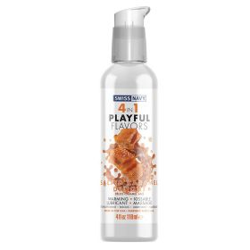 Swiss Navy 4 in 1 Playful Flavors Salted Caramel 4oz