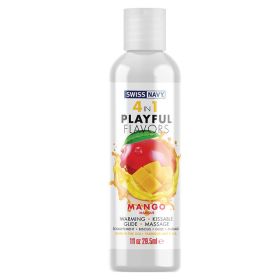Swiss Navy 4 In 1 Playful Flavors Mango 1oz