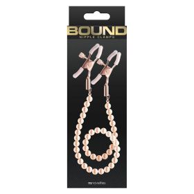 Bound Nipple Clamps DC1 Rose Gold