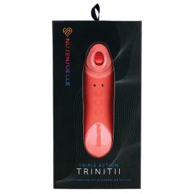 Sensuelle Trinitii 3 in 1 Suction Tongue Coral