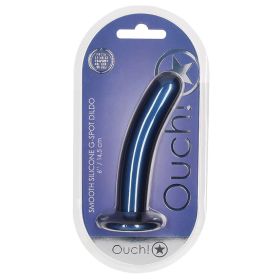 Ouch! Smooth G Spot Dildo Metallic