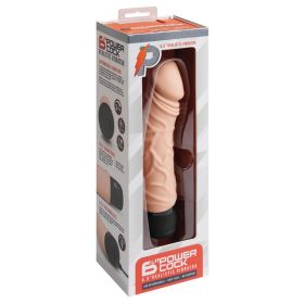 Powercocks Realistic Vibrator Nude 6.5