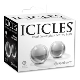 Icicles No.42 Ben Wa Balls Clear Medium 1.2