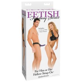 Fetish Fantasy For Him Or Her Hollow Strap On Purple 6