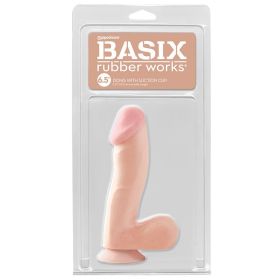 Basix Rubber Works Dong with Suction Cup Light 6.5