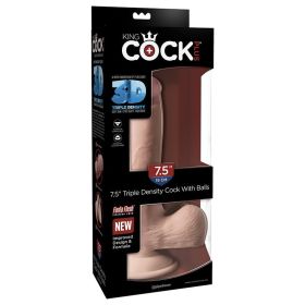 King Cock Plus Triple Density Cock with Balls Light 7.5