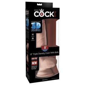 King Cock Plus Triple Density Fat Cock with Balls Light 8